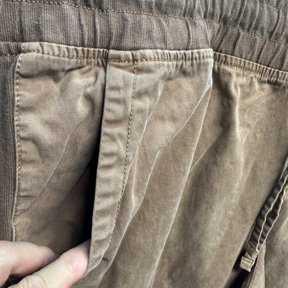 Time And Tru Brown Jogger Pants XXXL Drawstring Elastic Waist Casual Comfort - Picture 2 of 11